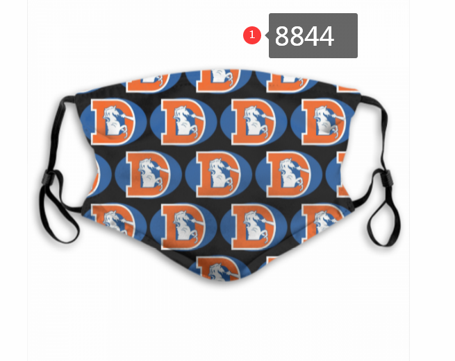 Denver Broncos #4 Dust mask with filter->nfl dust mask->Sports Accessory